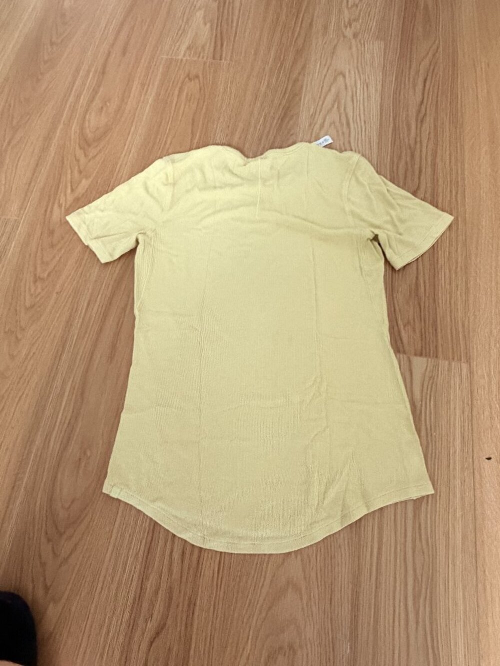 Lululemon Women's Yellow and Green T-shirt